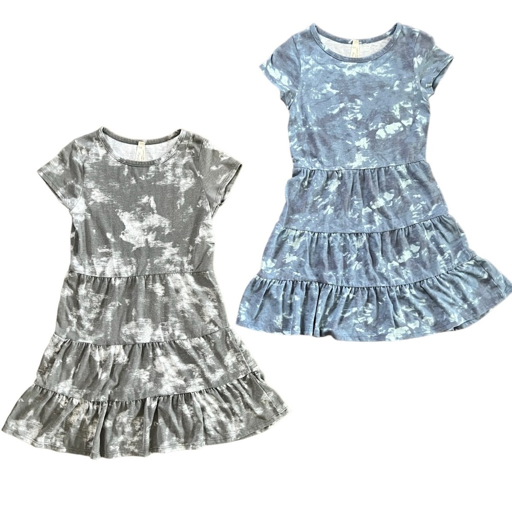 Set of 2 A-line summer dresses for girls / Size L